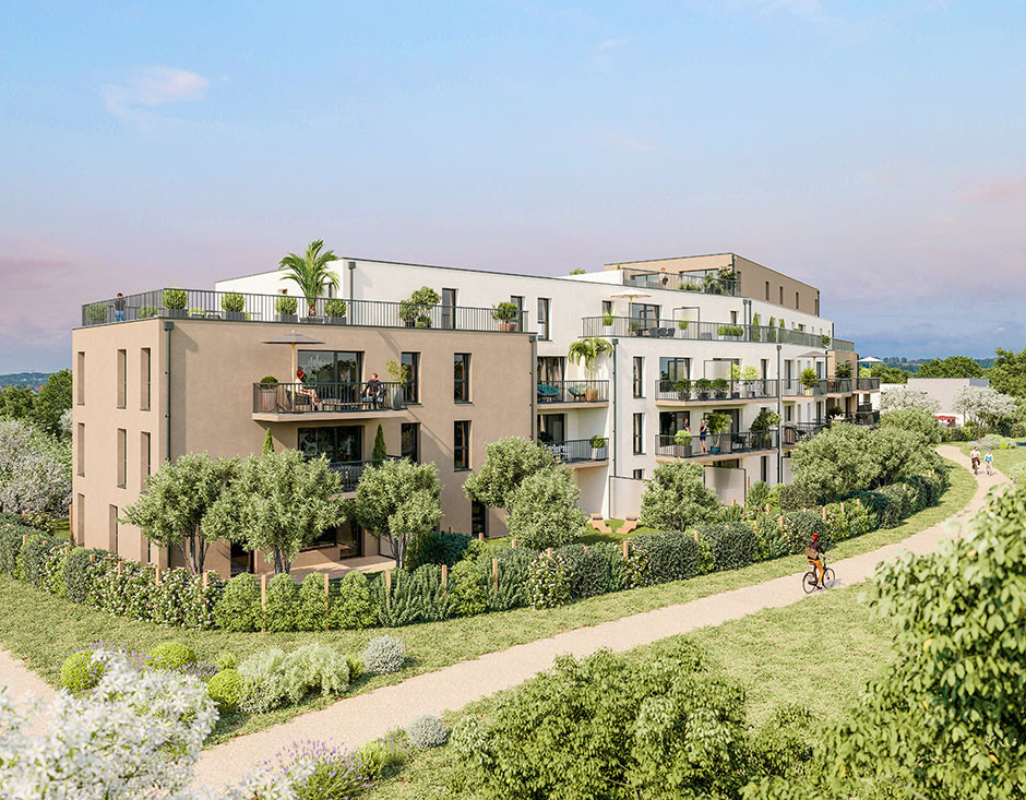 T2  46 m 2 en VEFA ? Résidence VASARELY ? Blainville-sur-Orne Livraison prévue : 4? trimestre 2026